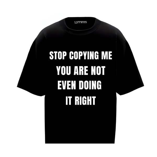 Stop Copying Me Red Tee