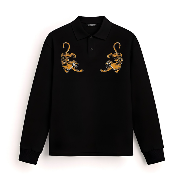 Twin Tigers — Long Sleeve Polo