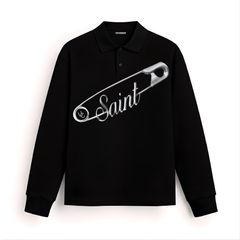 “Saints” Long sleeve Polo