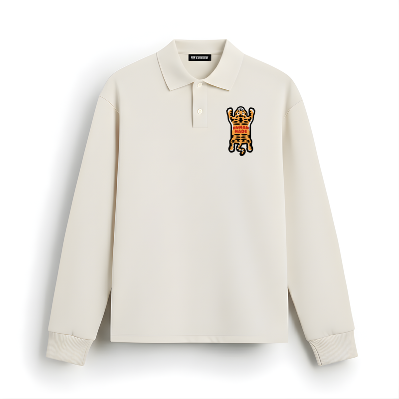 Human Made Tiger Long Sleeve Polo