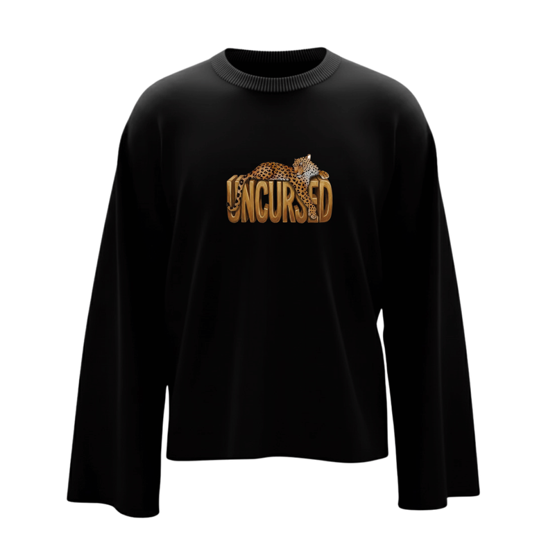 Lazy Leopard Pullover Full Sleeve Tee
