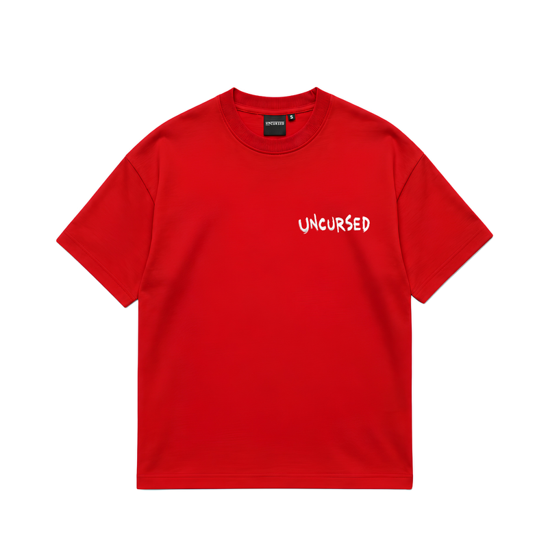Red Guess Who's Back Tee Tee