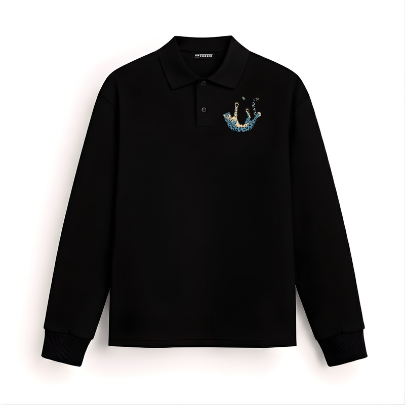 Wild Reversal Long Sleeve Polo