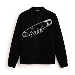 “Saints” Long sleeve Polo