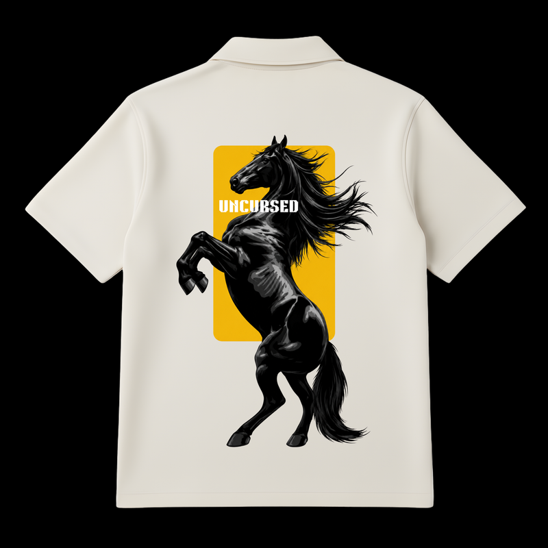 Uncursed Black Stallion Polo