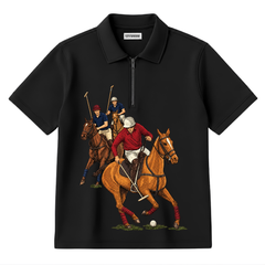The Chukka Quarter-Zip Polo