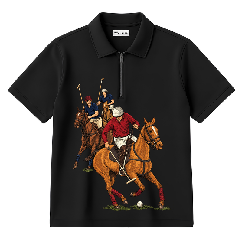 The Chukka Quarter-Zip Polo