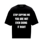 Stop Copying Me Red Tee